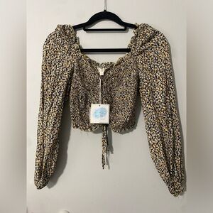 NWT Cloud Ten Take A Chance Floral Top
